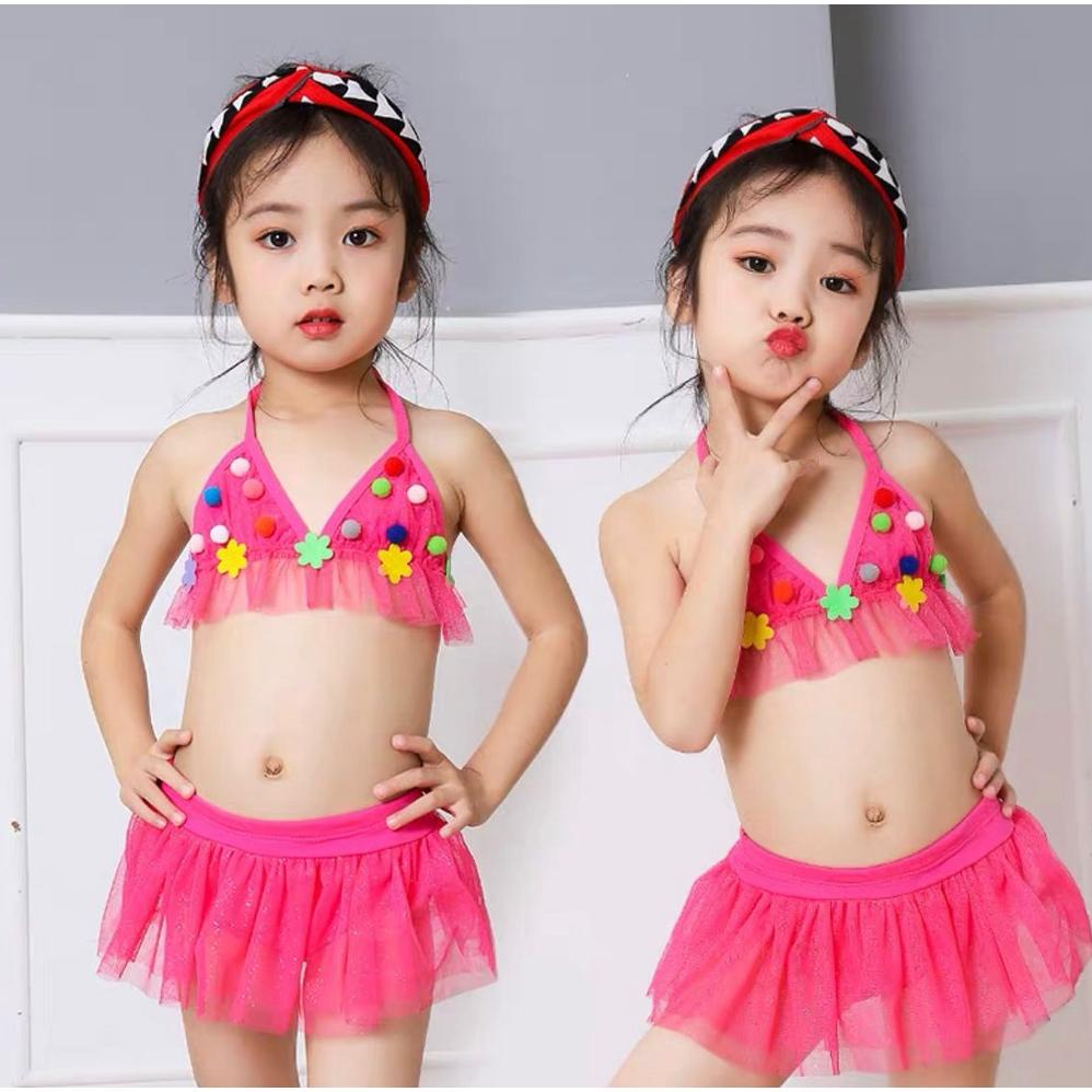 PAKAIAN BAJU RENANG MIEY MINNIE PINE NENAS BIKINI SET SWIMSUIT ANAK BAYI BALITA IMPOR