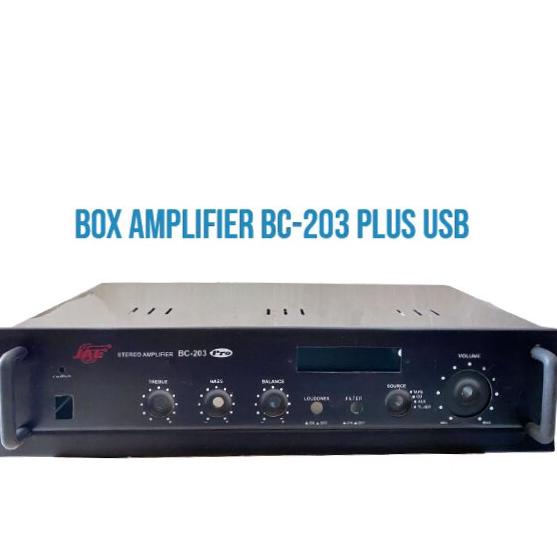 BOX STEREO AMPLIFIER BC-203 PLUS USB