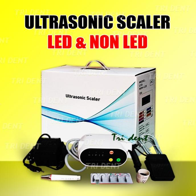 Ultrasonic Scaller scaler gigi Led dan Non Led portable