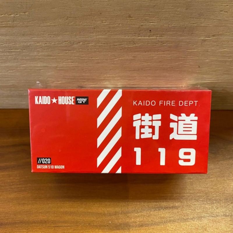 MINIGT DATSUN KAIDO 510 WAGON FIRE DEPT V1 KAIDO HOUSE 119