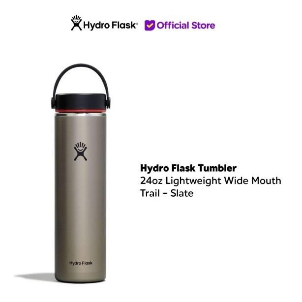 Hydro Flask Tumbler 24oz Lightweight Wide Mouth Trail - Slate