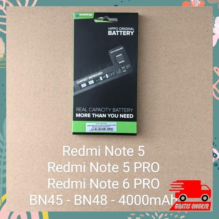 Baterai Redmi Note 5 Hippo Bn45