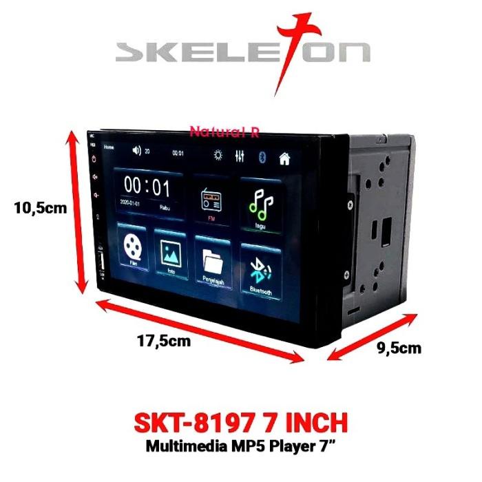 Best Seller Tv Mobil Headunit Double Din Skeleton Skt-8197 / Skt - 8197