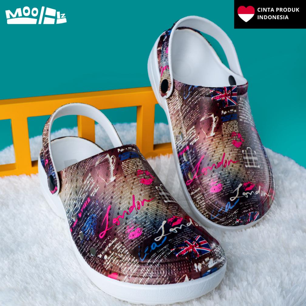 Promo Sendal Kodok/Sandal Kodok Motif London/Sendal Kodok  Printing/Sandal Pria Dewasa/Sendal Keren/