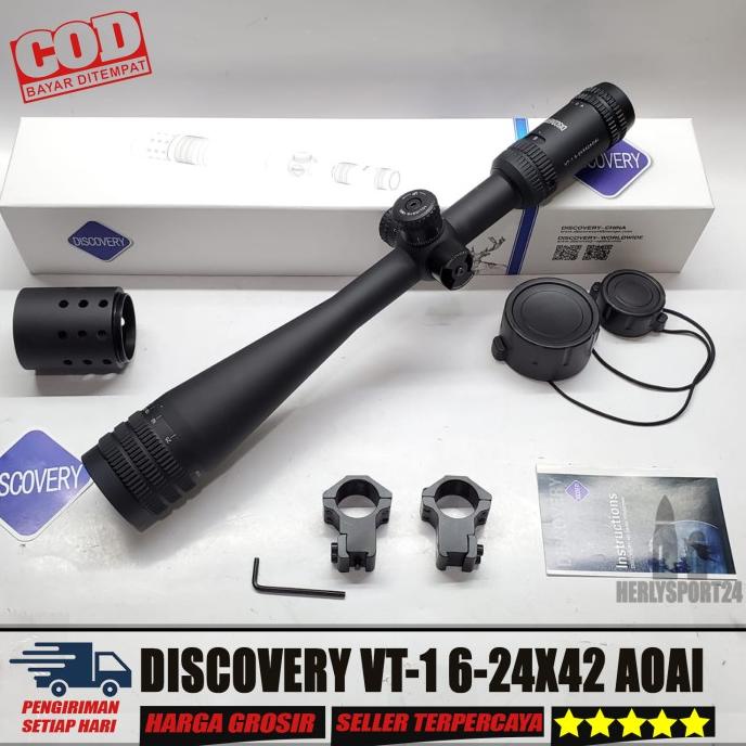 TELESCOPE DISCOVERY VT1 6-24X42 AOAI DISCOVERT VT 1 6-24X42 LONG RANGE