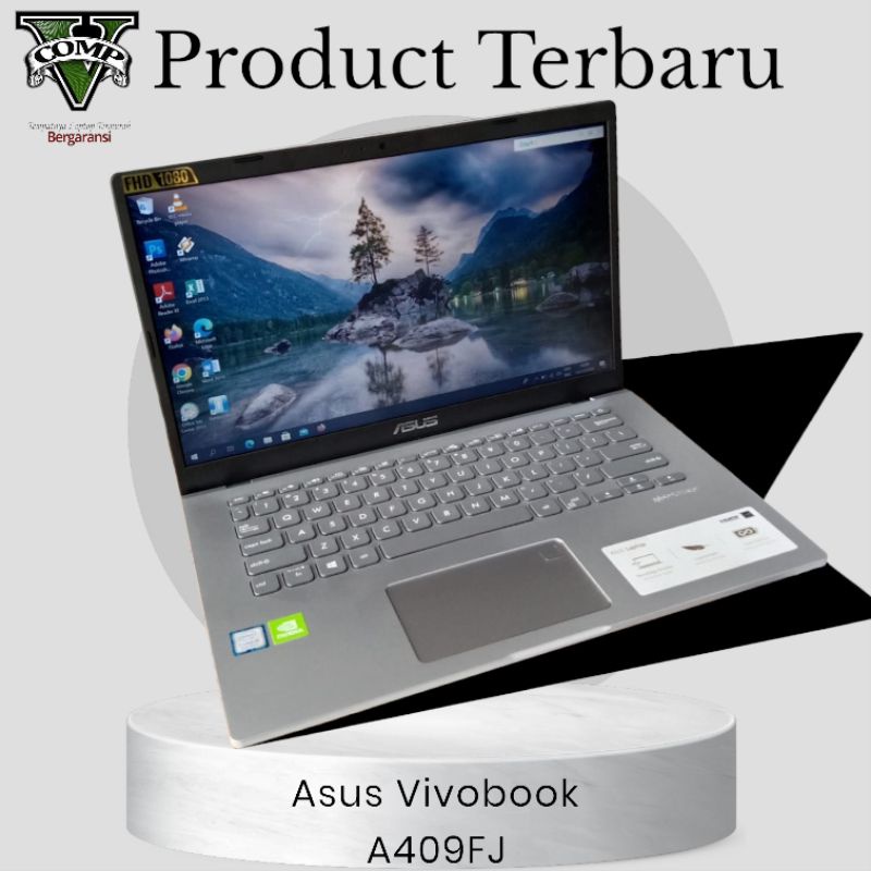 Laptop Asus VivoBook A409FJ Core i5 - 8256U Nvidia GeForce MX230 Ram 4Gb SSD 256Gb