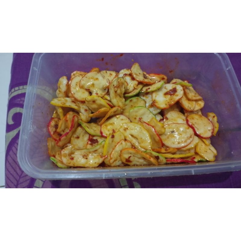 

kerupuk seblak pedas gurih