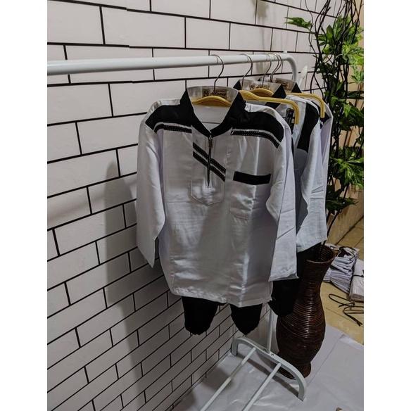 New Baju Koko Anak laki laki Baju Anak setelan Koko Putih Anak Koko Anak Pakaian Anak laki laki Sete