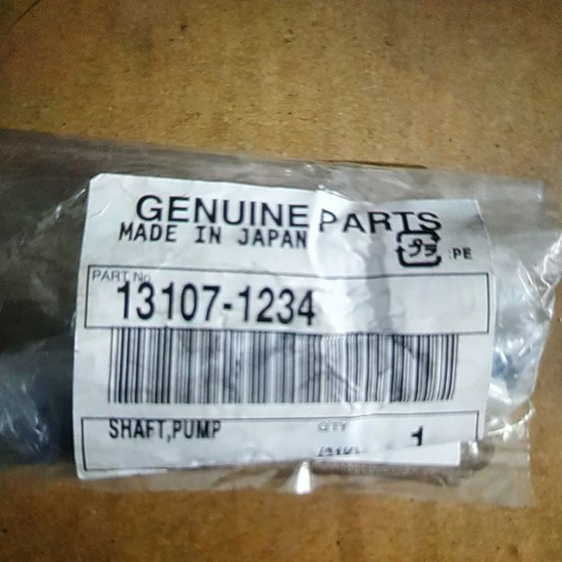 AS WATER PUMP SHAFT PUMP KAWASAKI NINJA 150RR 13107-1234