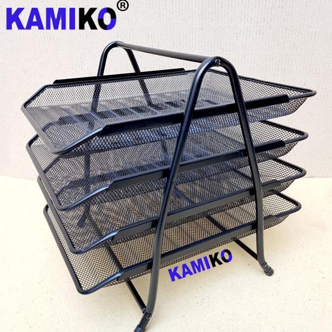 

Baru Kamiko Rak Surat Letter Tray Jaring Letter Paper Document Tray 4 Susun Original