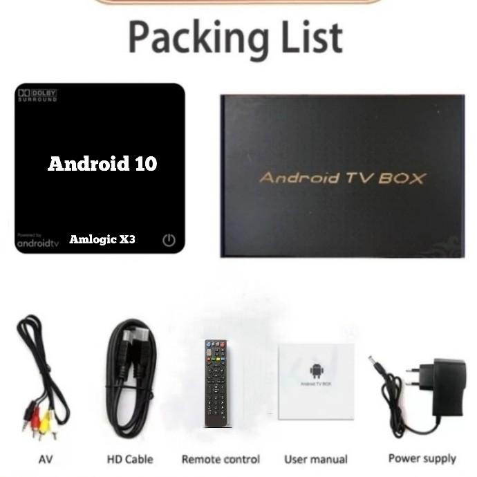 Smart Tv Box Android Stb Android 9 Full Premium Voice Assistant