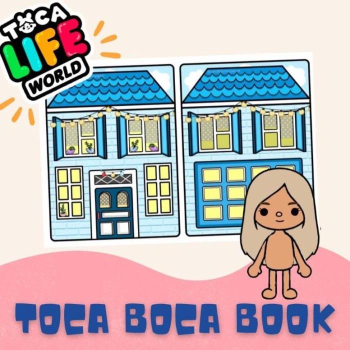 Rubiq Toca Boca Paper Doll Book Mainan Toca Boca Kertas