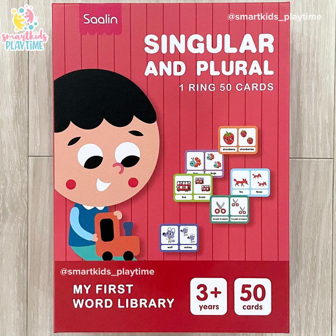 FLASH SALE SAALIN SINGULAR AND PLURAL MY FIRST WORD LIBRARY FLASH CARDS TERBARU