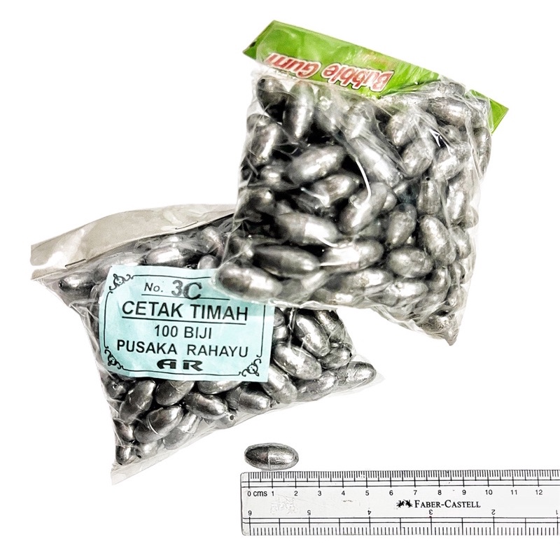 Timah | Timbel | Pemberat Mancing MLINJO 3C | 16 GRAM