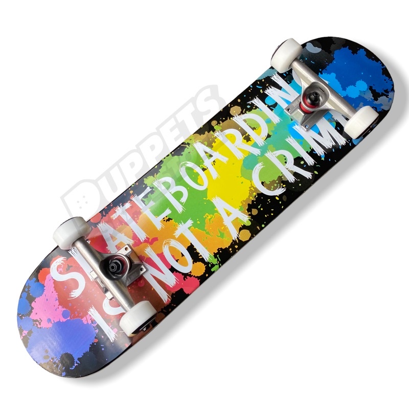 CRIME skateboard fullset Pemula