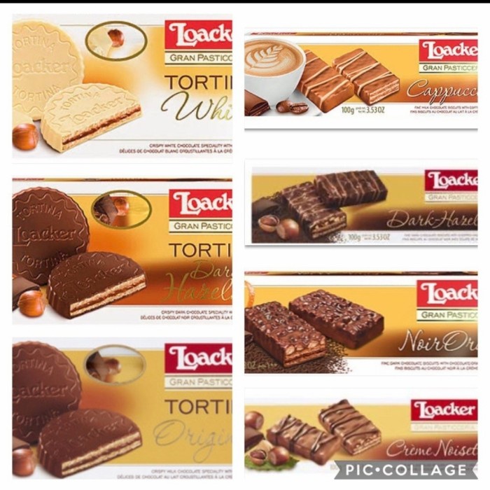 

Loacker Tortina Wafer Chocolate Biscuit Snack Import