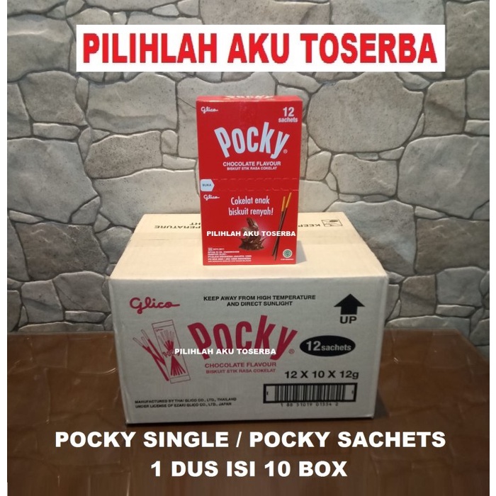 

Glico Pocky SINGLE PACK CHOCOLATE / COKELAT - ( HARGA 1 DUS )