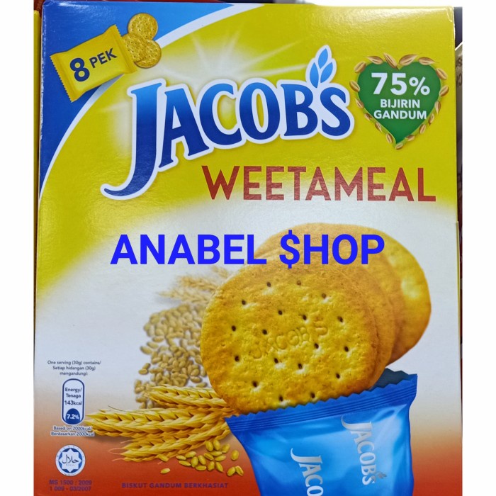 

Biskuit Jacob's Weetamel Biscuit Jacobs Biscuits Jacob Gandum