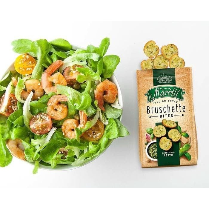 

Maretti Bruschetta Crostini Croutons Bites Pesto Snack Roti Panggang
