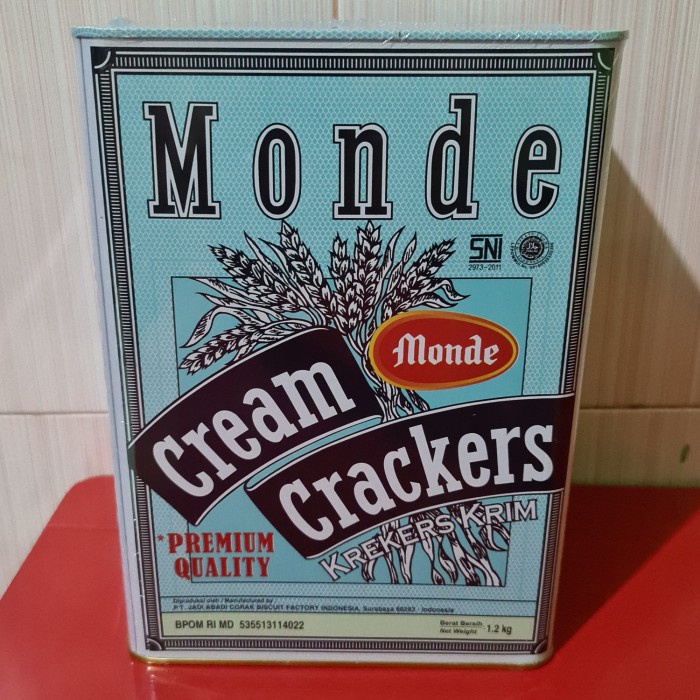 

monde cream crackers 1200gr/biskuit monde