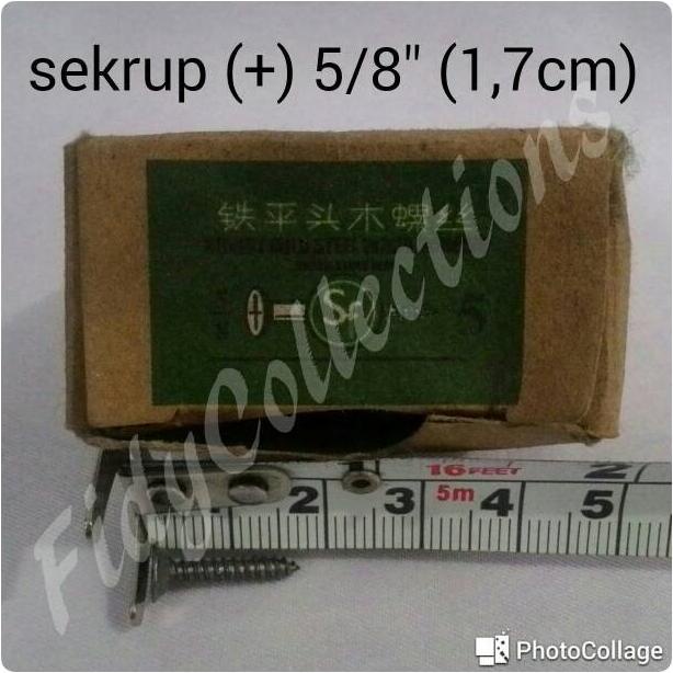 {{{{}}] SEKRUP (+) / BAUT SEKRUP UK 5/8 (1,7CM)