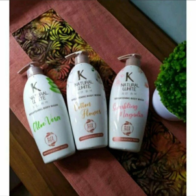 BODYWASH K NATURAL WHITE 500ML PUMP