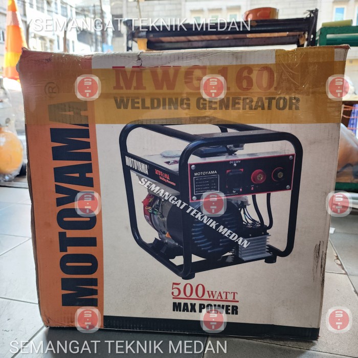 Ready MWG160A MESIN LAS GENSET BENSIN GENERATOR WELDER MOTOYAMA MWG 160 A