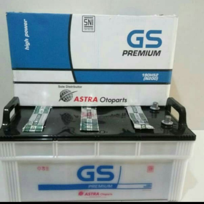 Ready Aki Genset/ Aki kapal/ GS Astra Premium N200/ GS N200/ 12V 200Ah