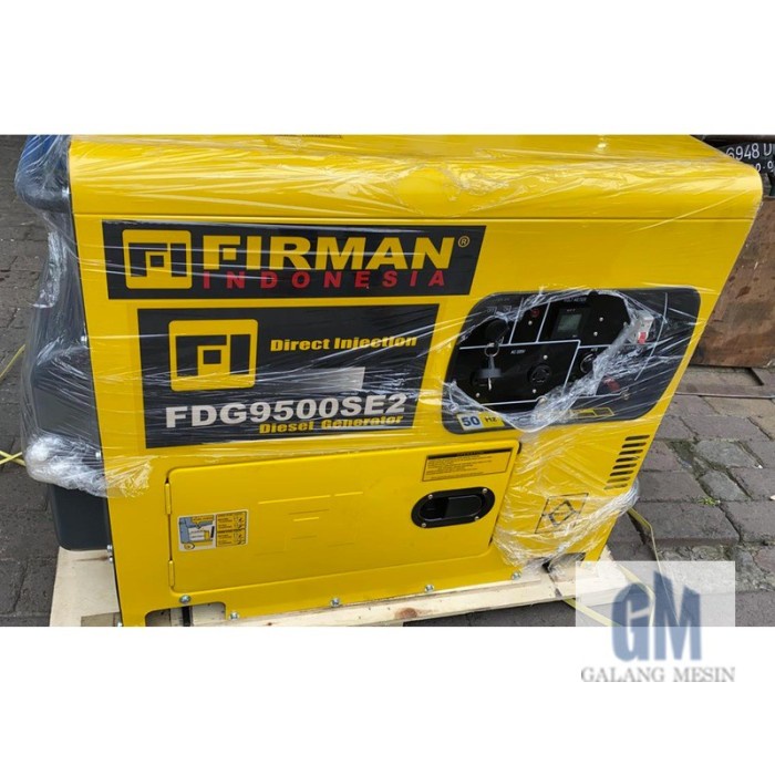 Ready Genset FIRMAN SILENT DIESEL FDG 9500 SE 2 6500WATT - Genset FIRMAN