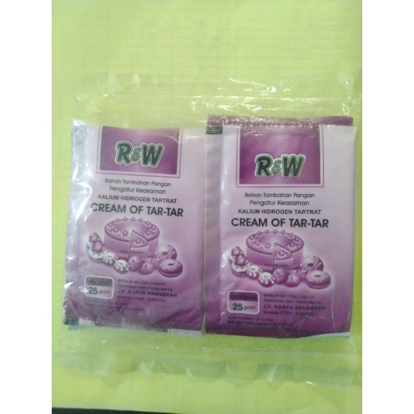 

Cream Of tar tar saset isi 10 pcs @25gram