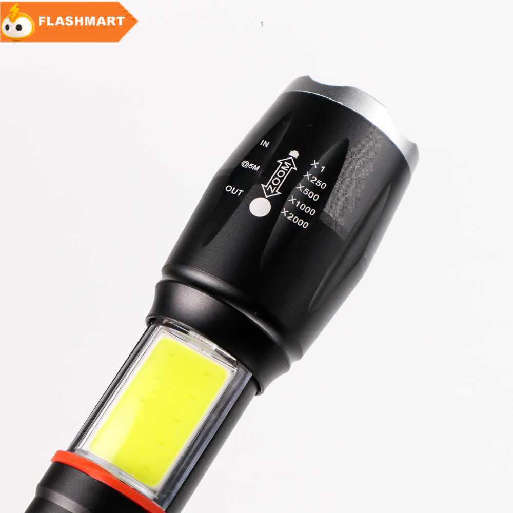 FLASHMART Senter LED Torch Cree XM-L T6 8000 Lumens - E17 COB