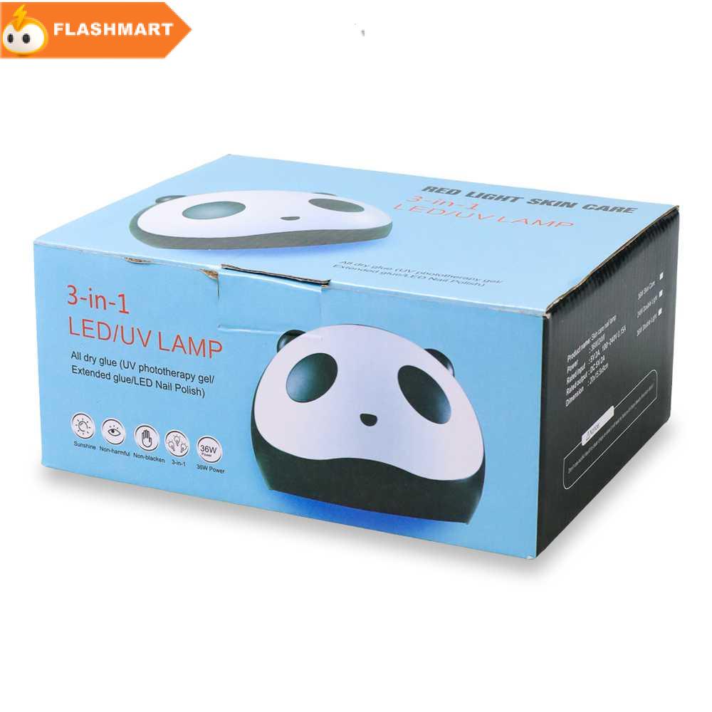 FLASHMART Pengering Kutek Kuku UV LED Panda Design 36W - X1