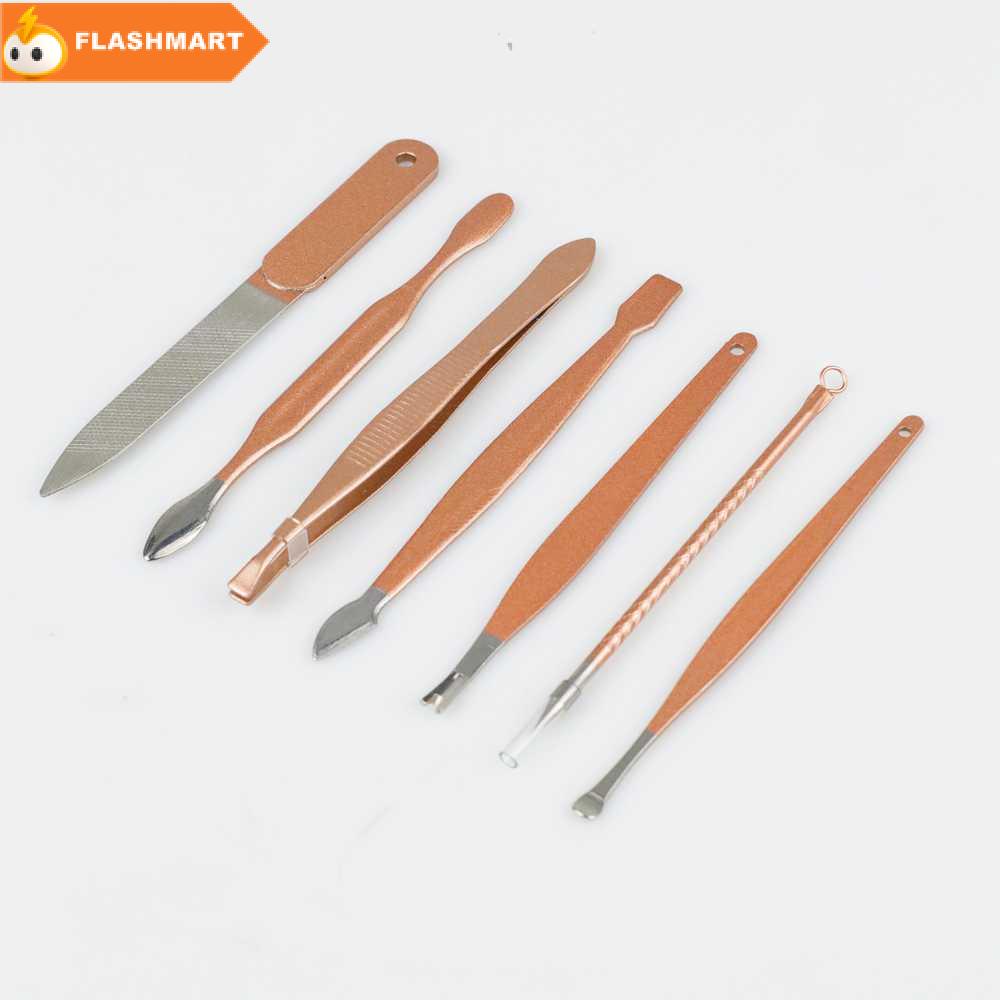 FLASHMART Gunting Kuku Nail Art Set Manicure Pedicure 12 PCS - CT02