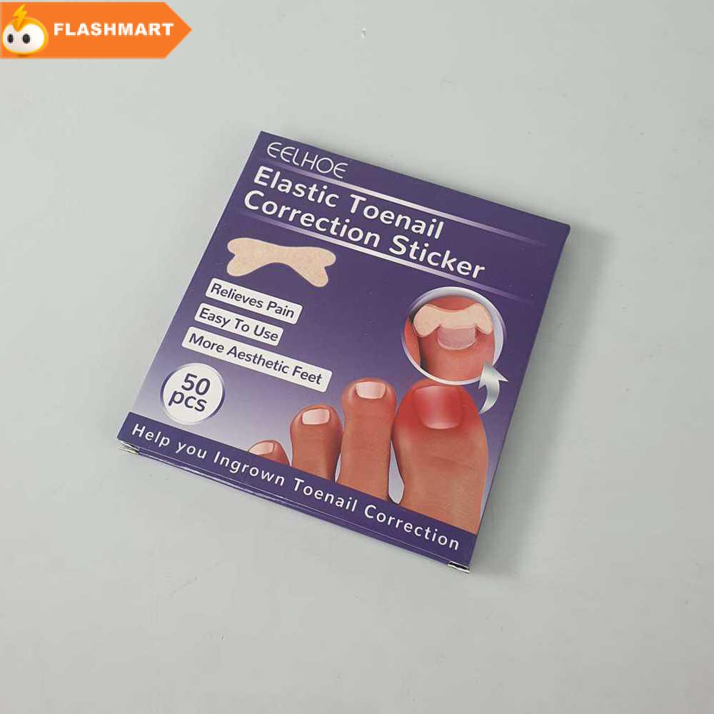 FLASHMART Stiker Korektor Kuku Kaki Adhesive Ingrown Toenail Patch 50 PCS - EH-50