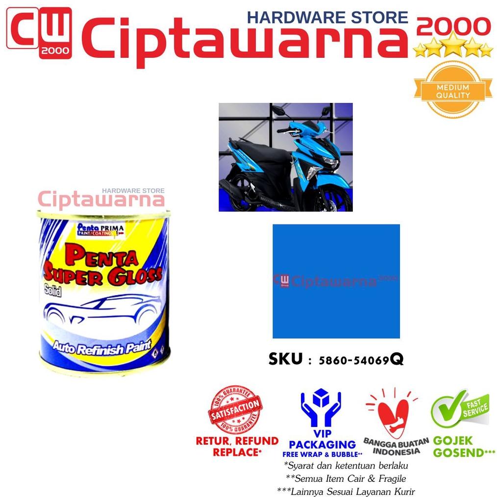 

Cat Penta Super Gloss Biru Stabilo Skotlet Fluorecent 200Gram