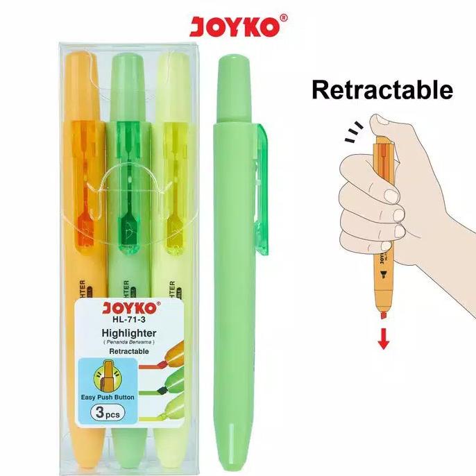 

(Set) Stabillo Joyko Hl-71-3 Retractable