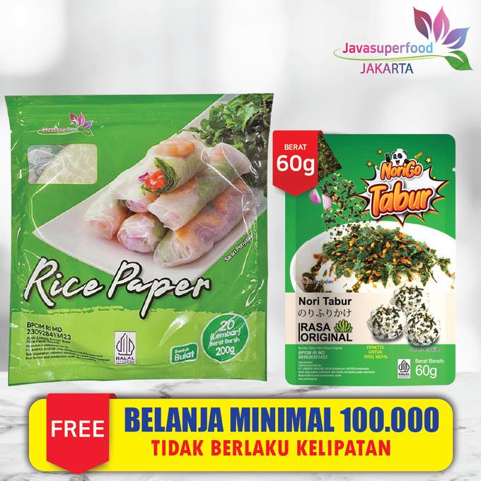 

[BELI 3 GRATIS 1] Rice Paper / Kulit Lumpia Vietnam BANH TRANG 200g
