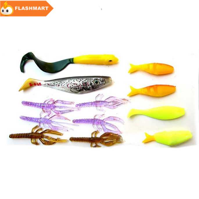 FLASHMART Umpan Pancing Ikan Set Fishing Bait Kit-33 100 PCS - DWS230