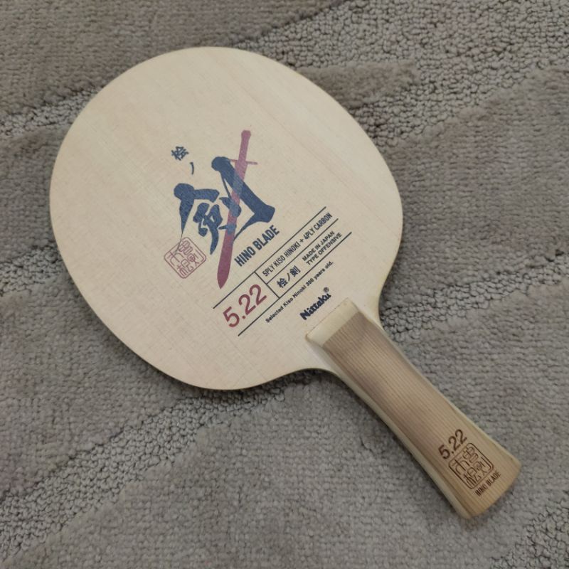 Nittaku Hino Blade 5.22 FL Blade Bet Tenis Meja Pingpong BEKAS