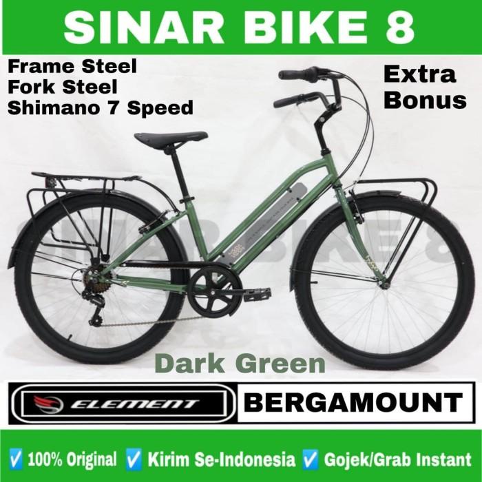 Best Seller Sepeda Mini Element Bergamount City Bike 26" Boncengan London Taxi 7Sp