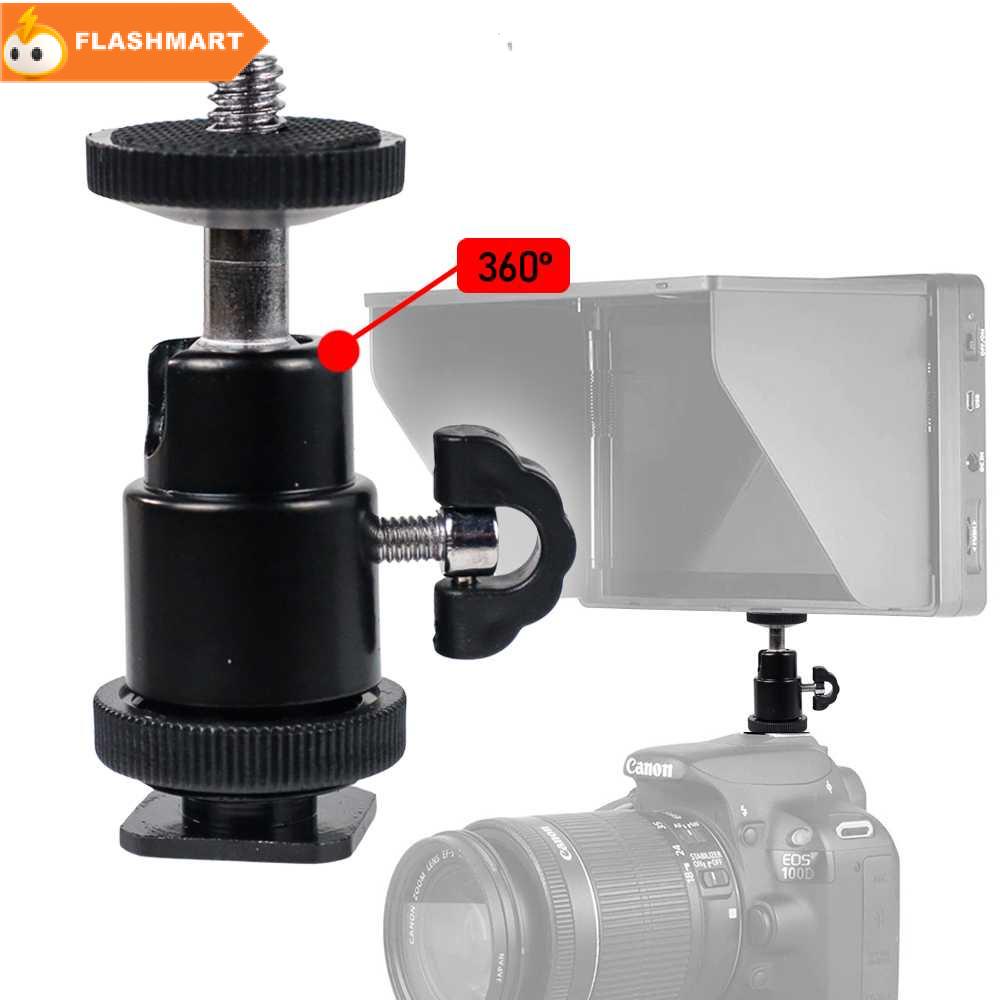 FLASHMART TaffSTUDIO Ball Head Kamera Hot Shoe 1/4 - QM3621