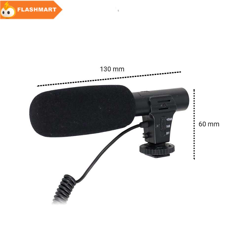 FLASHMART TaffSTUDIO Shotgun Microphone untuk DSLR - MIC-05