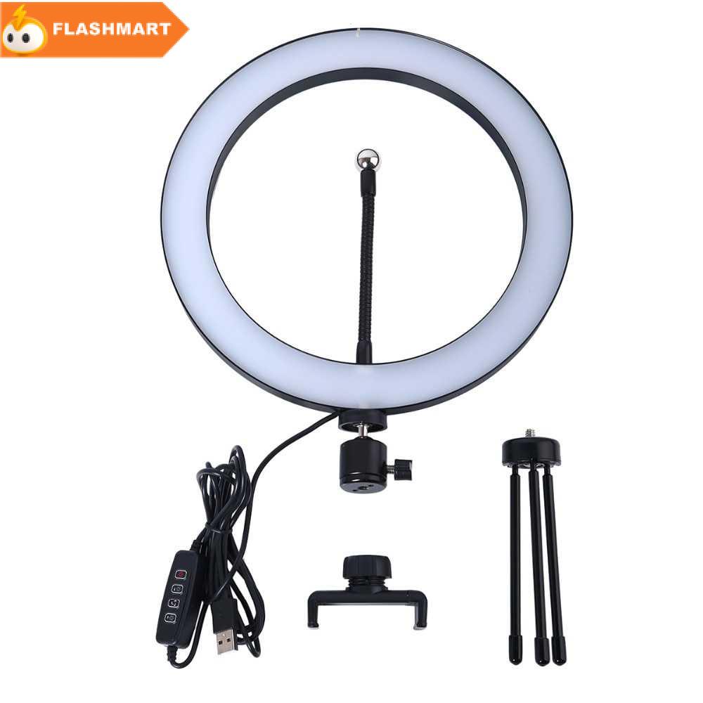 FLASHMART Lacyfans Halo Ring Light LED 120 LED 10 Inch Holder+Mini Tripod - RL-128