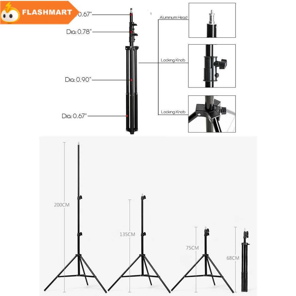 FLASHMART TaffSTUDIO Payung Soft Umbrella Fotografi Studio 84cm+Bohlam 45W - P90L