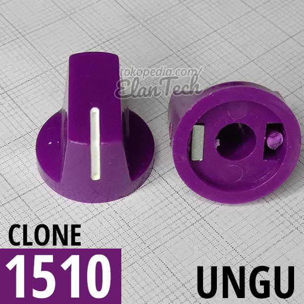 Knob Potensio Davies 1510 Clone Ungu Purple Knop Efek Gitar Elan73c
