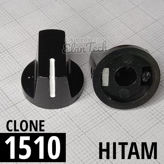 Knob Potensio Davies 1510 Clone Hitam Black Knop Efek Gitar Elan73c Murah