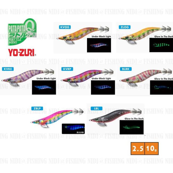 ZKA131 YOZURI EGI PATA PATA-Q / SQUID JIG / CAPELLA / UMPAN CUMI - CUMI RATTLE MODEL 2.5 10G ***