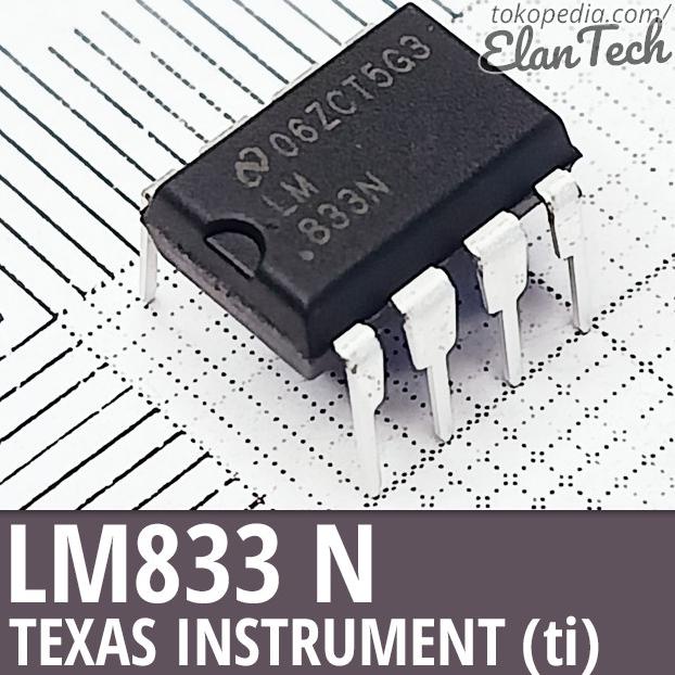 LM833 / LM833N Texas Instruments TI Ori Original Asli Elan73c Murah