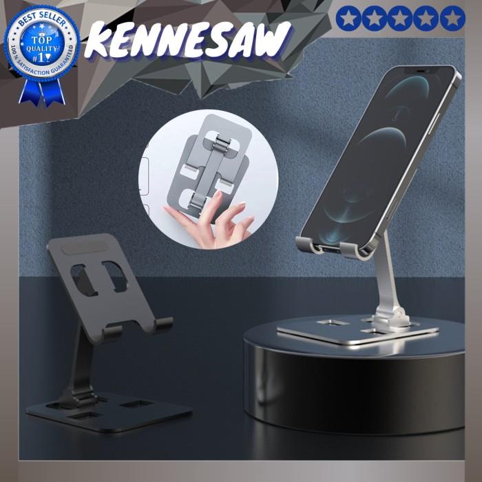 Terlaris Phone Holder Meja Portable Stand Hp Lipat Universal Alumunium Folding