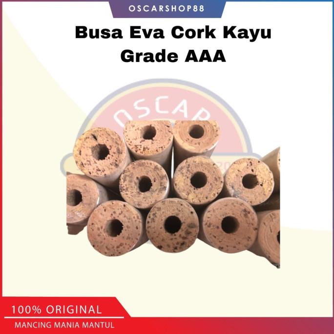 Pancing Oscarshop Busa Eva Joran Cork Kayu Hard Grade Aaa